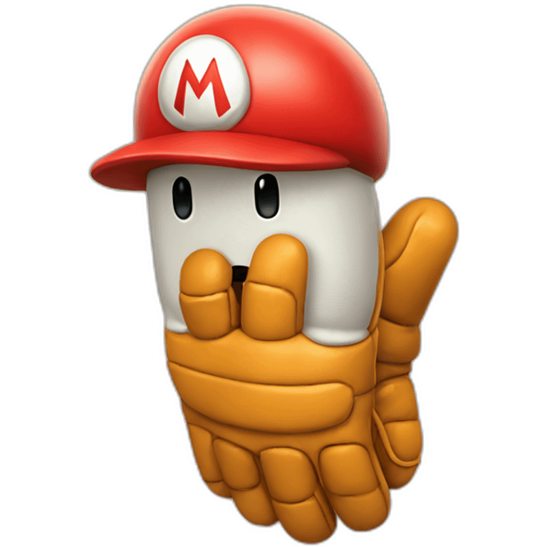 super mario glove emoji