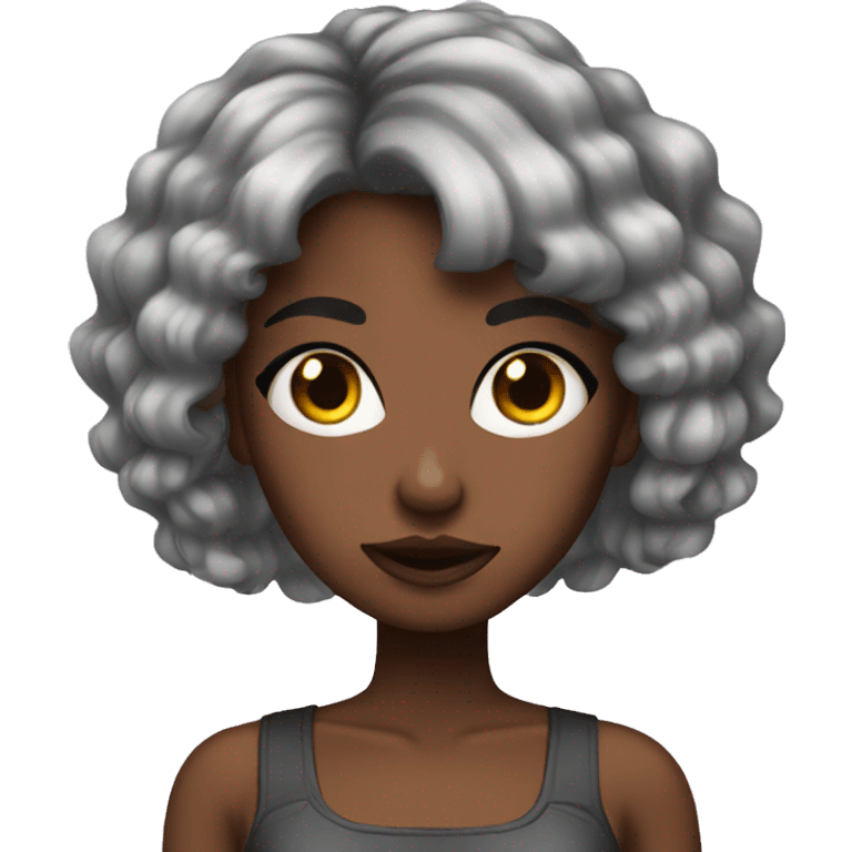 Black baddie girl emoji