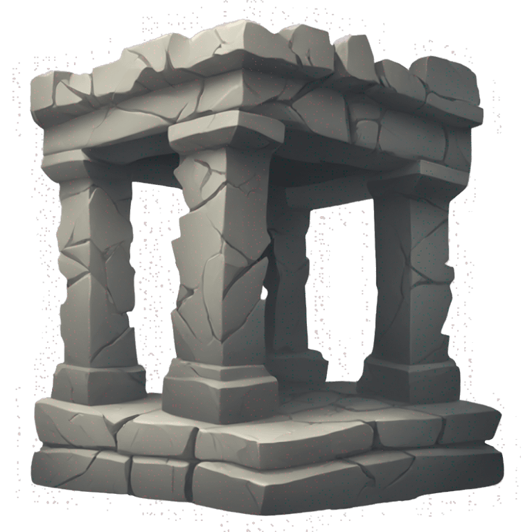 Broken stone Altar emoji