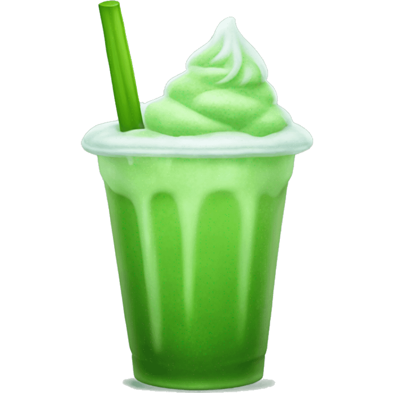  an iced matcha latter emoji