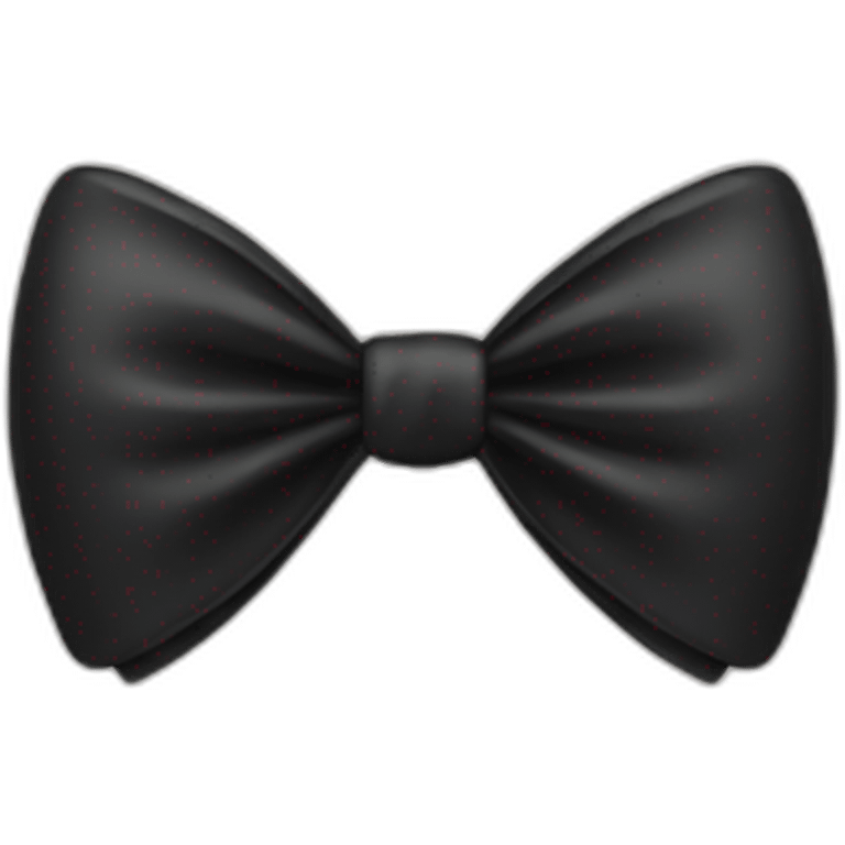 Black bow  emoji