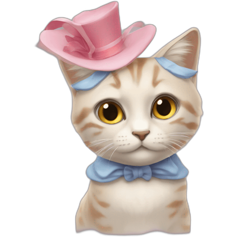 Alice au pays des merveilles chat emoji