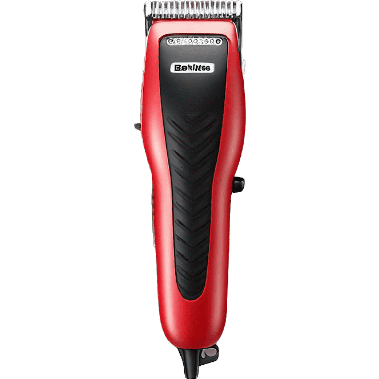 Red Babyliss Hair Clipper emoji