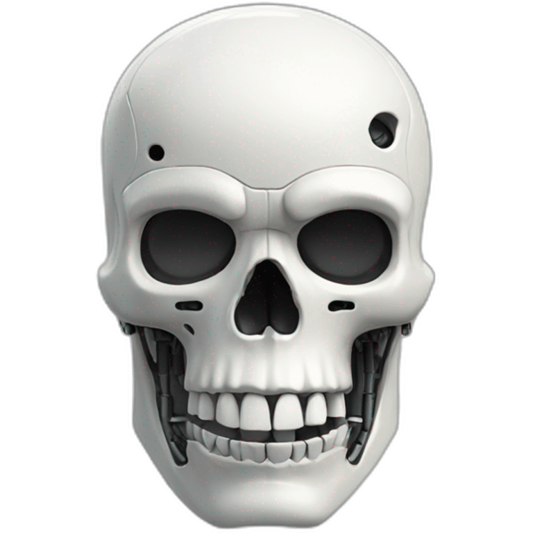 robot skull body emoji