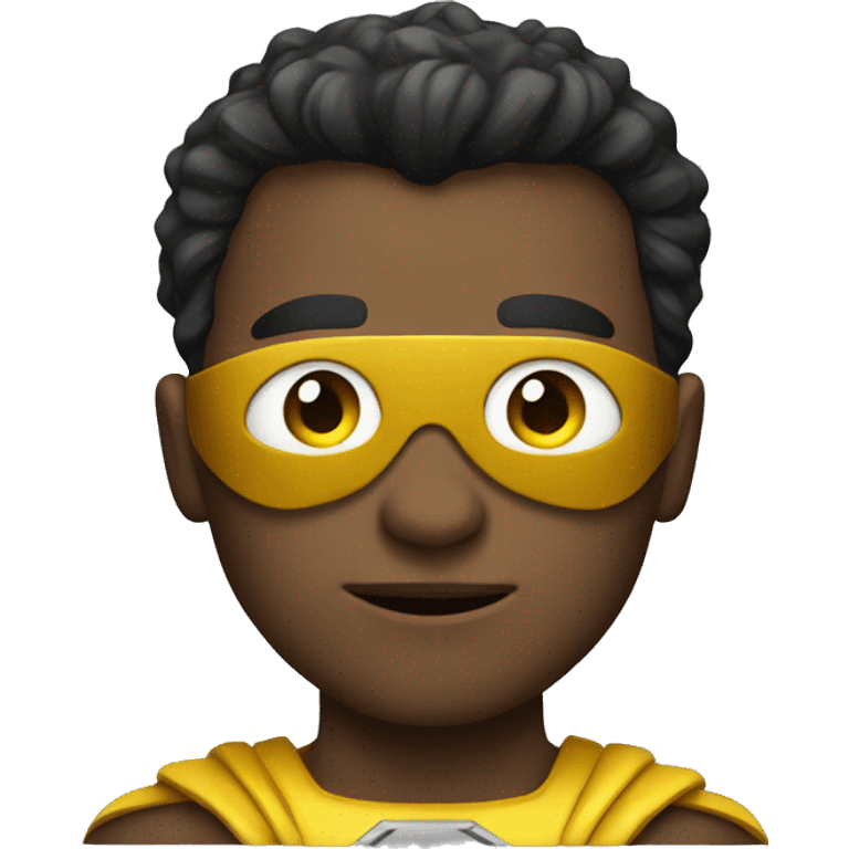 A superhero emoji