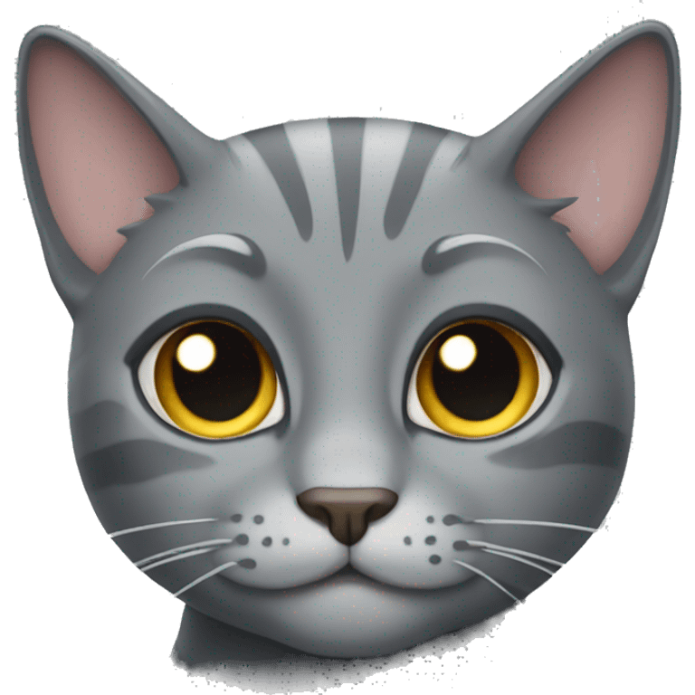 gray cat emoji