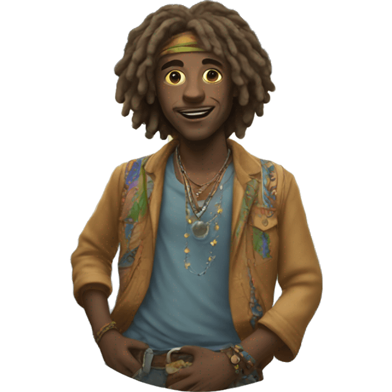 Hippy Moon Boy emoji