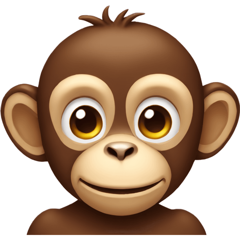 Monkey in love emoji