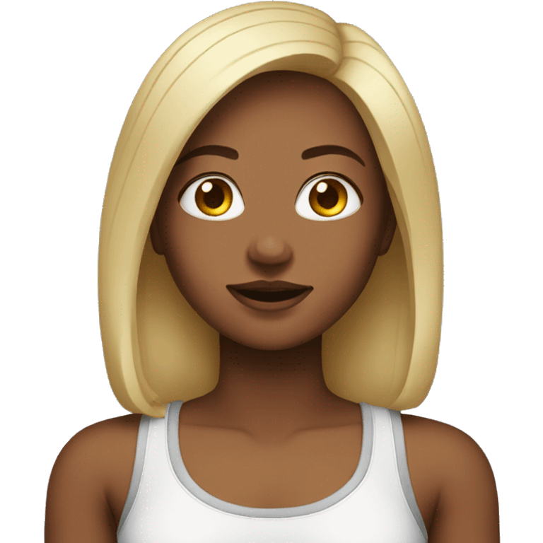 girl with tanktop emoji