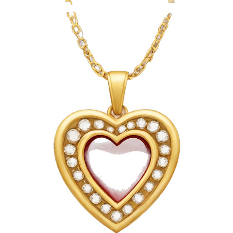 a jewelry heart emoji