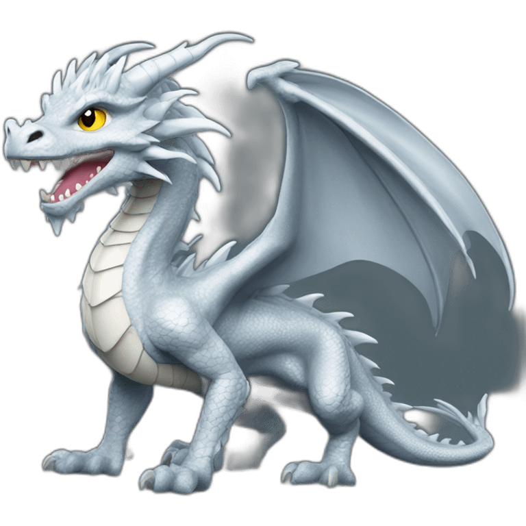 Dragon silver emoji