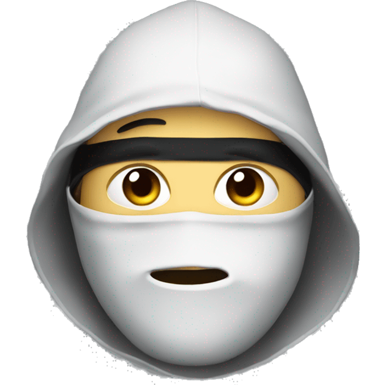 Burglar with black eye mask emoji