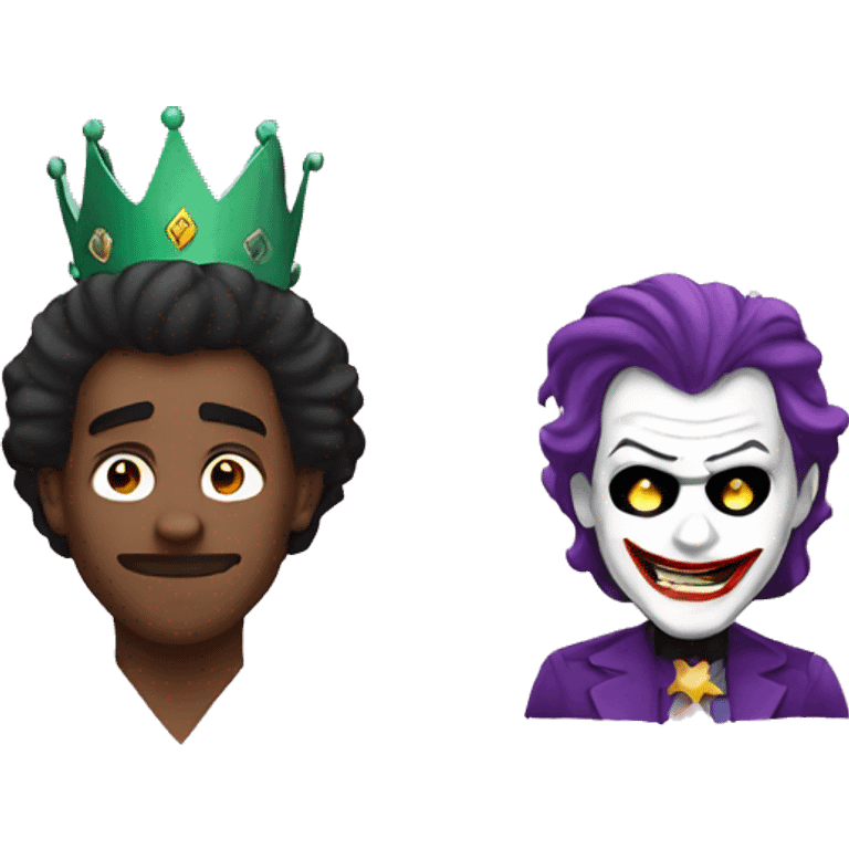 King and joker one person emoji