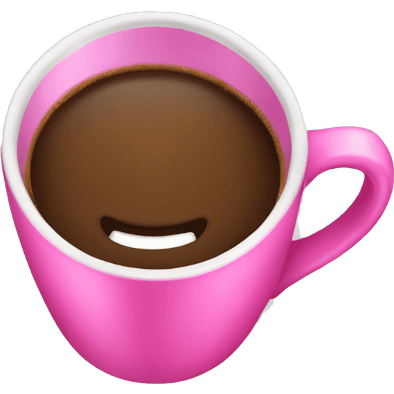 pink cup of coffee  emoji