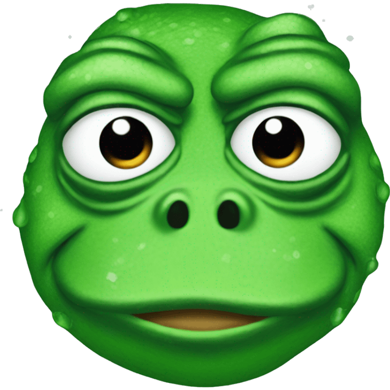 pepe the frog frozen cold emoji