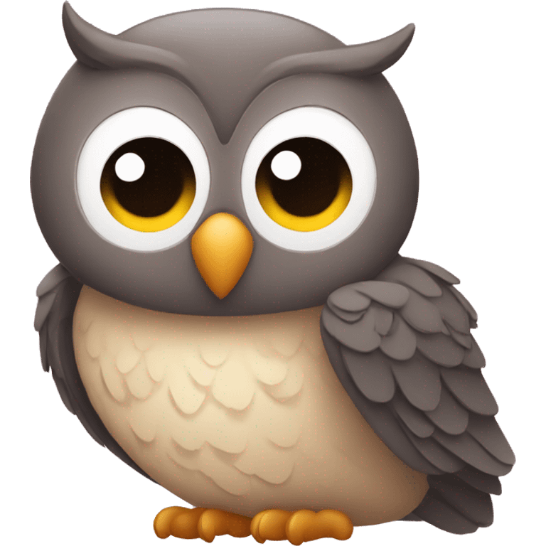 Owl in love  emoji