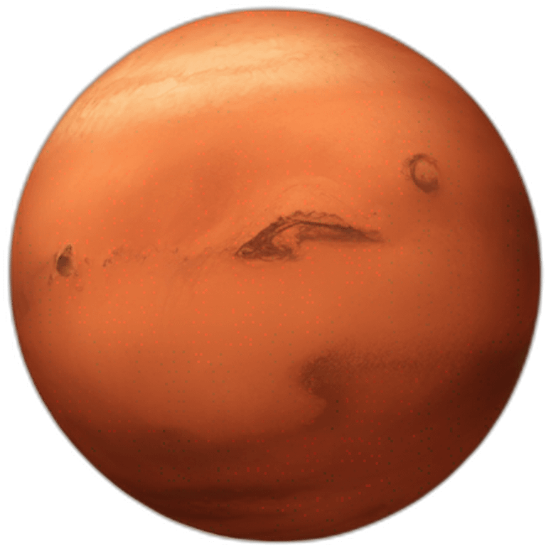 mars planet emoji