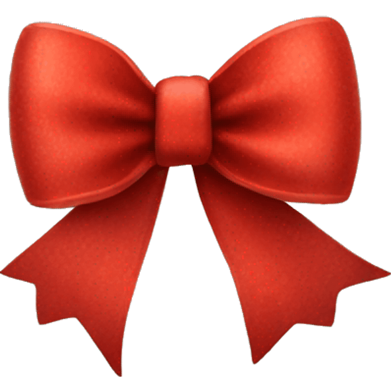 Red Christmas bow emoji