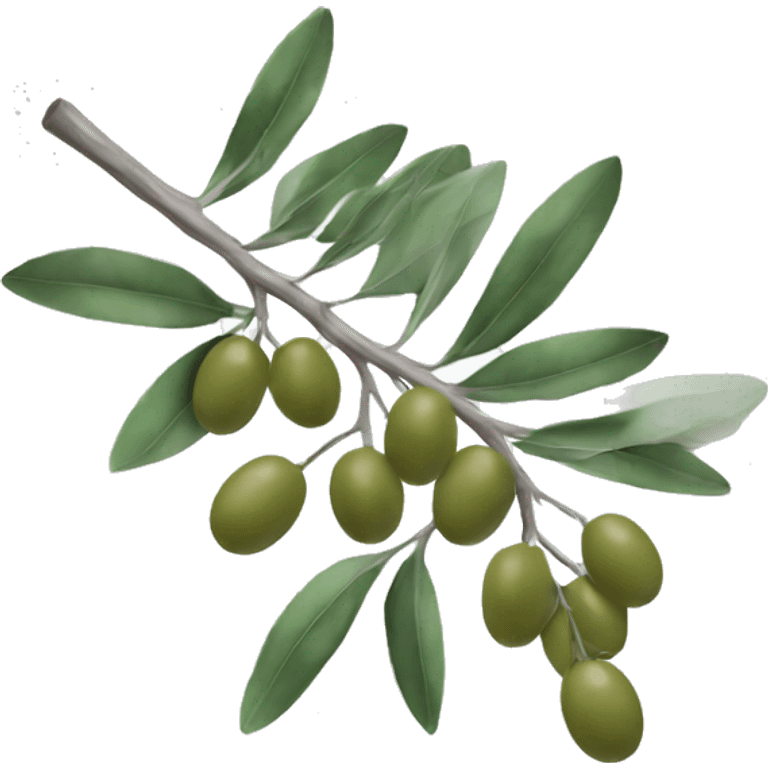 silver olive branch emoji