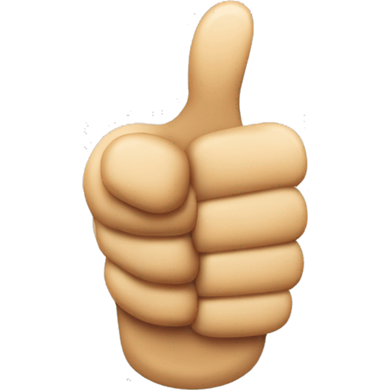 thumbs up emoji write Despachante Biazon inside emoji