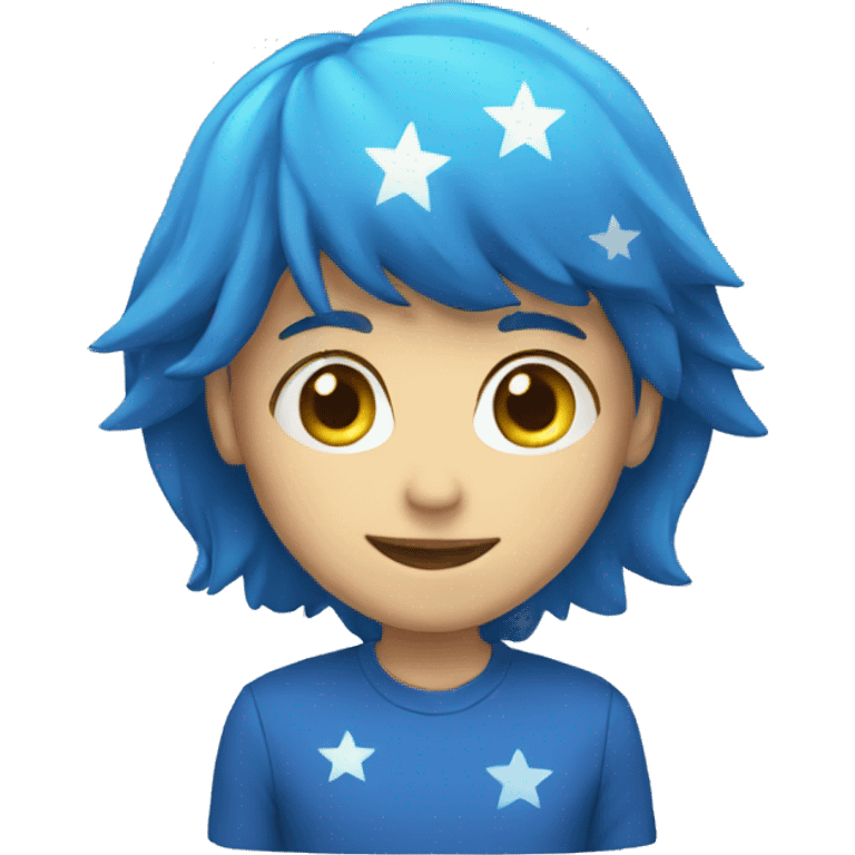 Blue stars emoji