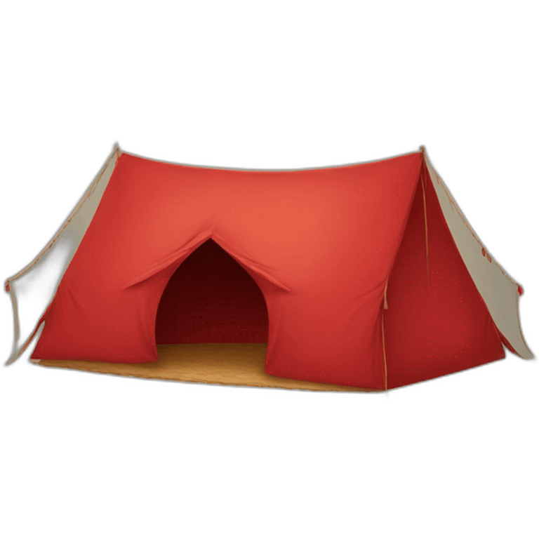 red tent emoji