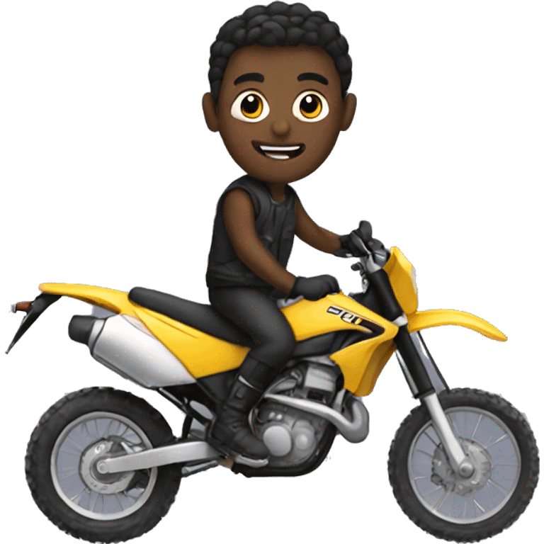 Guy on dirtbike emoji