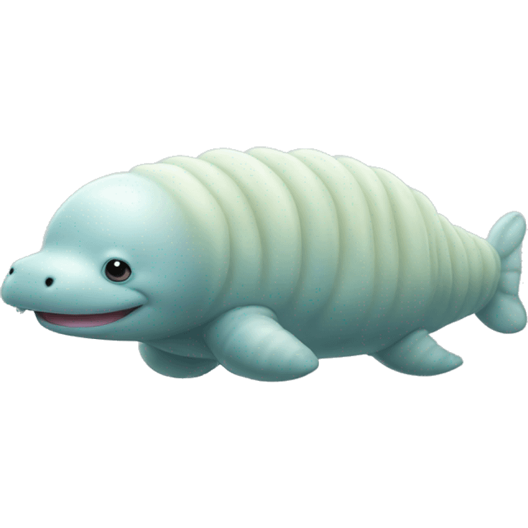 Beluga whale caterpillar bear little legs tardigrade emoji