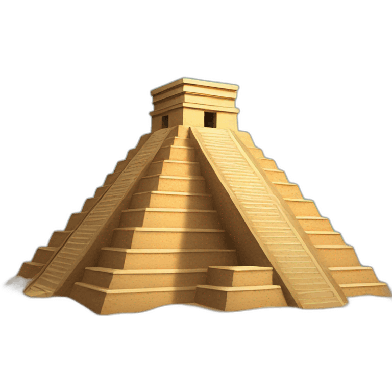 Aztec pyramid emoji