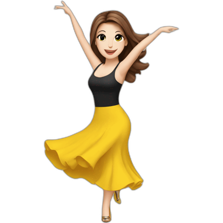 Nancy Ajram dancing emoji