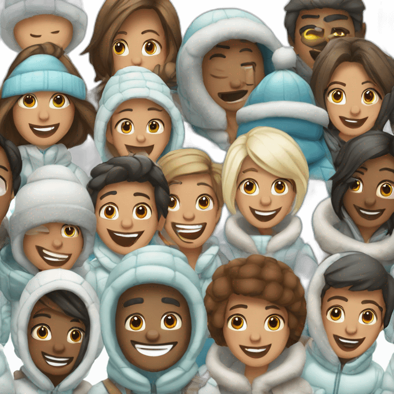 igloo party people emoji