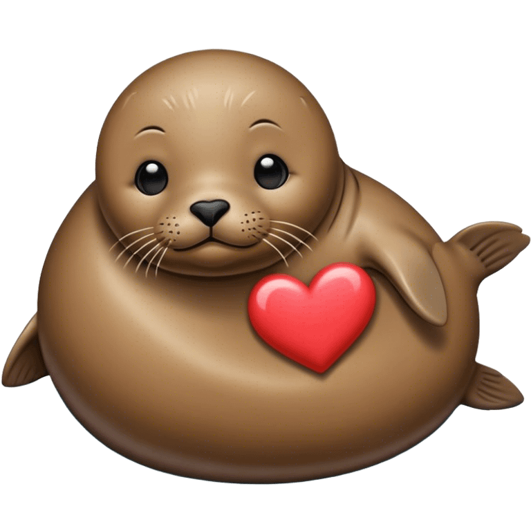 seal with heart emoji