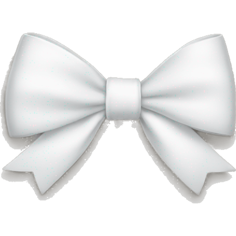 White bow emoji