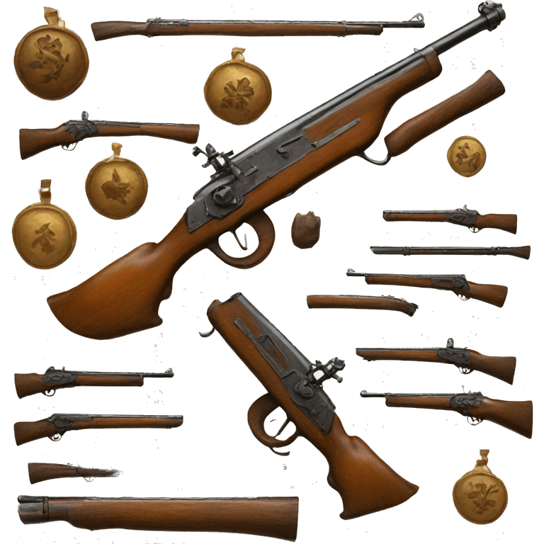 rifle 18 century emoji