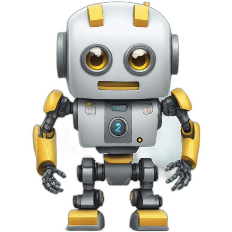 robot teaching maths emoji