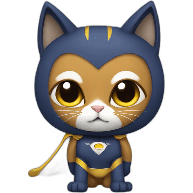 Cat superhero  emoji