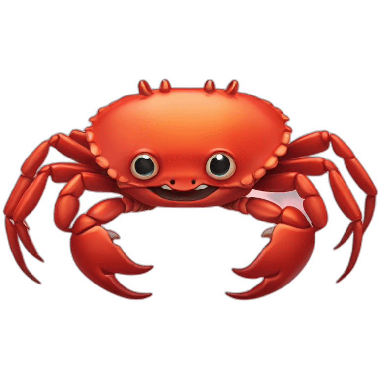 two crab in love emoji