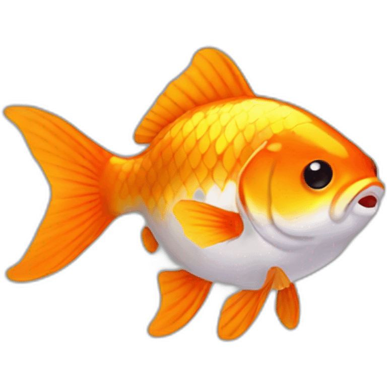 fat goldfish emoji