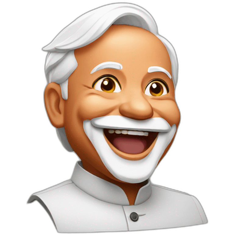 Narendra modi laughing emoji