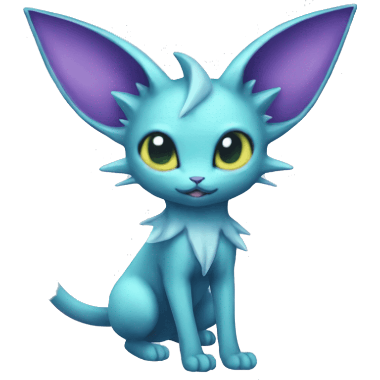 Espeon-Vaporeon full body emoji