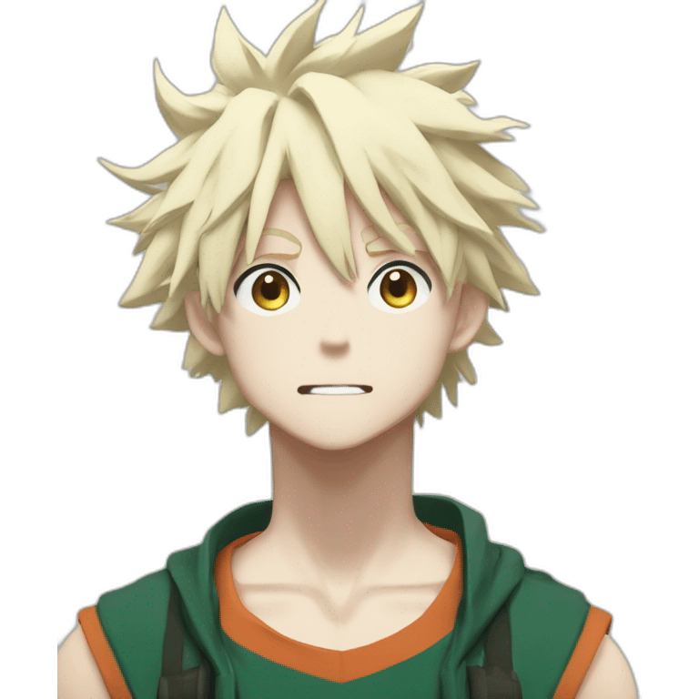 Bakugo my hero academia no smile emoji