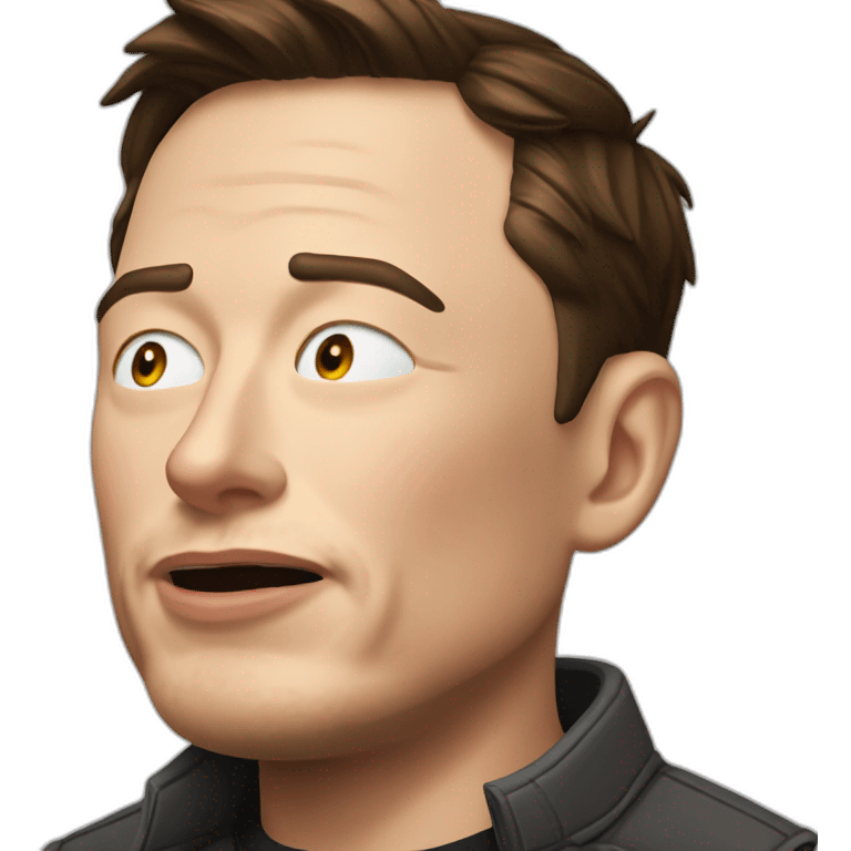 Elon musk qui dort emoji