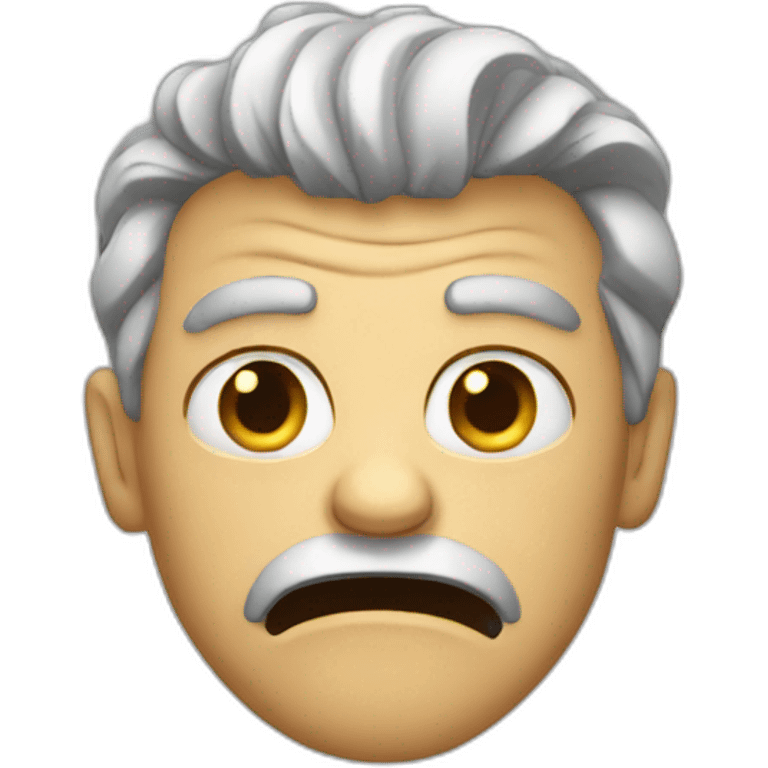 a mad person emoji