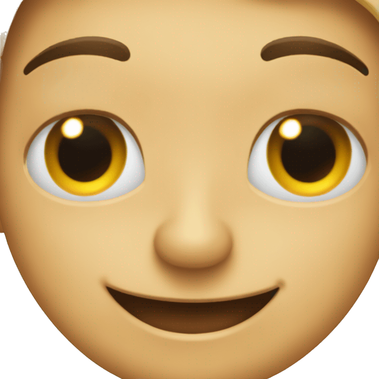 eyes widening a bit with delight, a satisfied smile spreading across your face, and maybe even a playful eyebrow raise. emoji