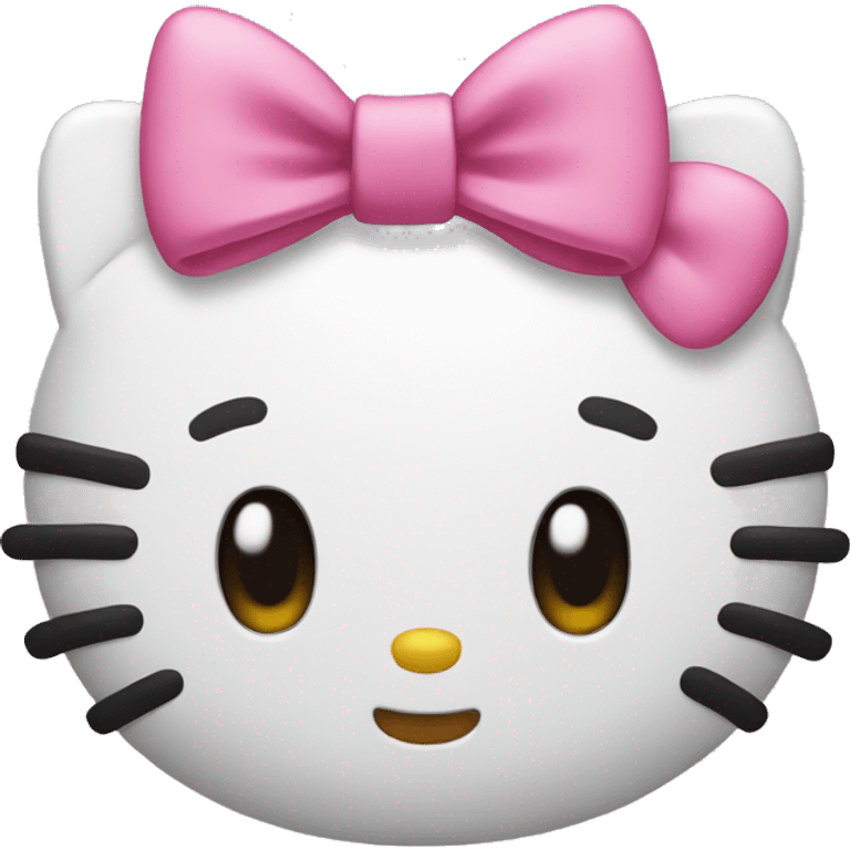 hello kitty bow emoji