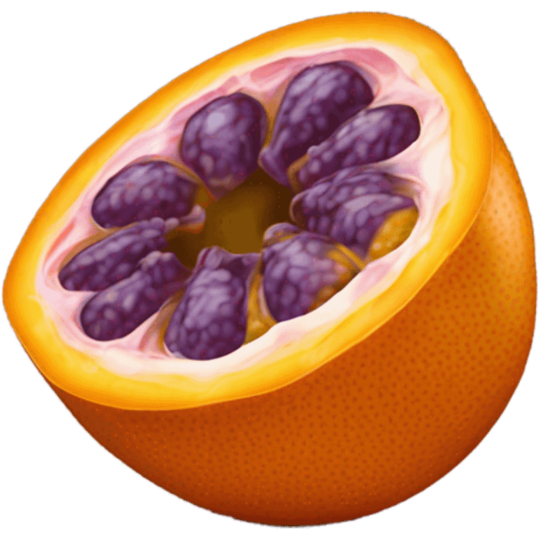 Passion fruit emoji