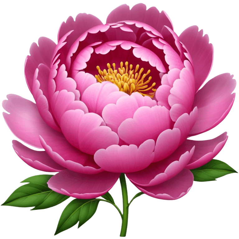 Peony emoji