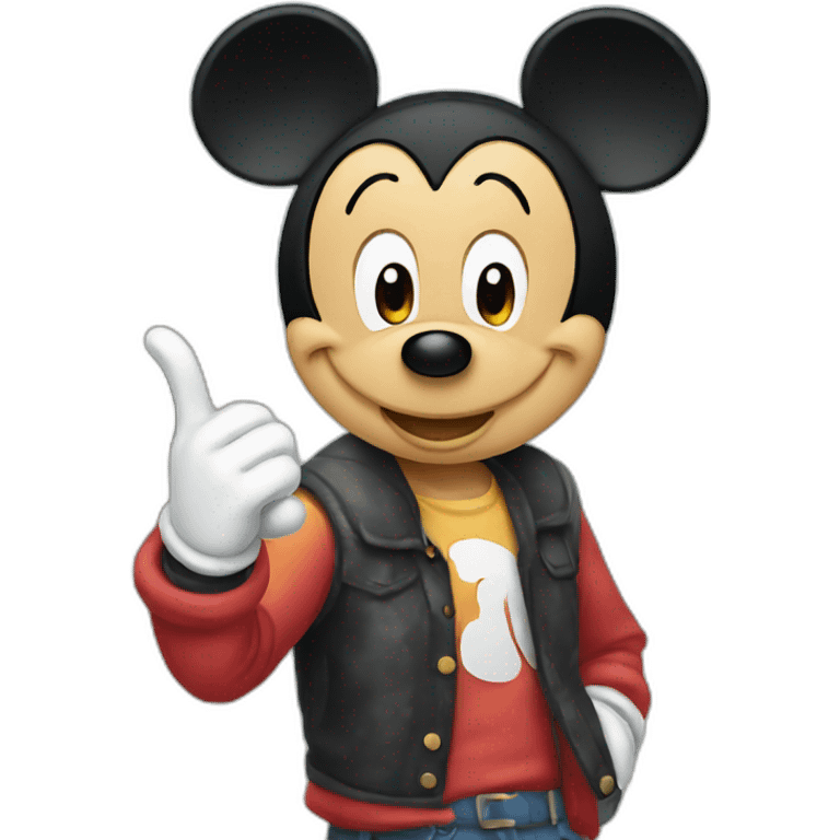 Mickey mouse gay emoji