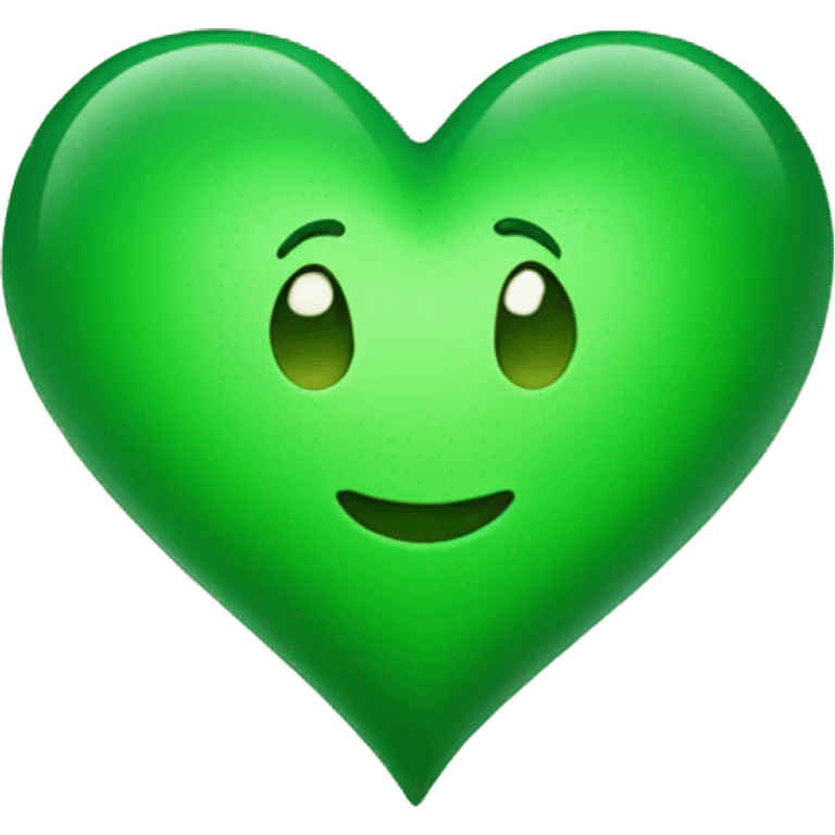 Green heart emoji