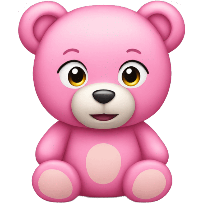 pink teddy bear emoji